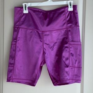 Purple Biker Shorts